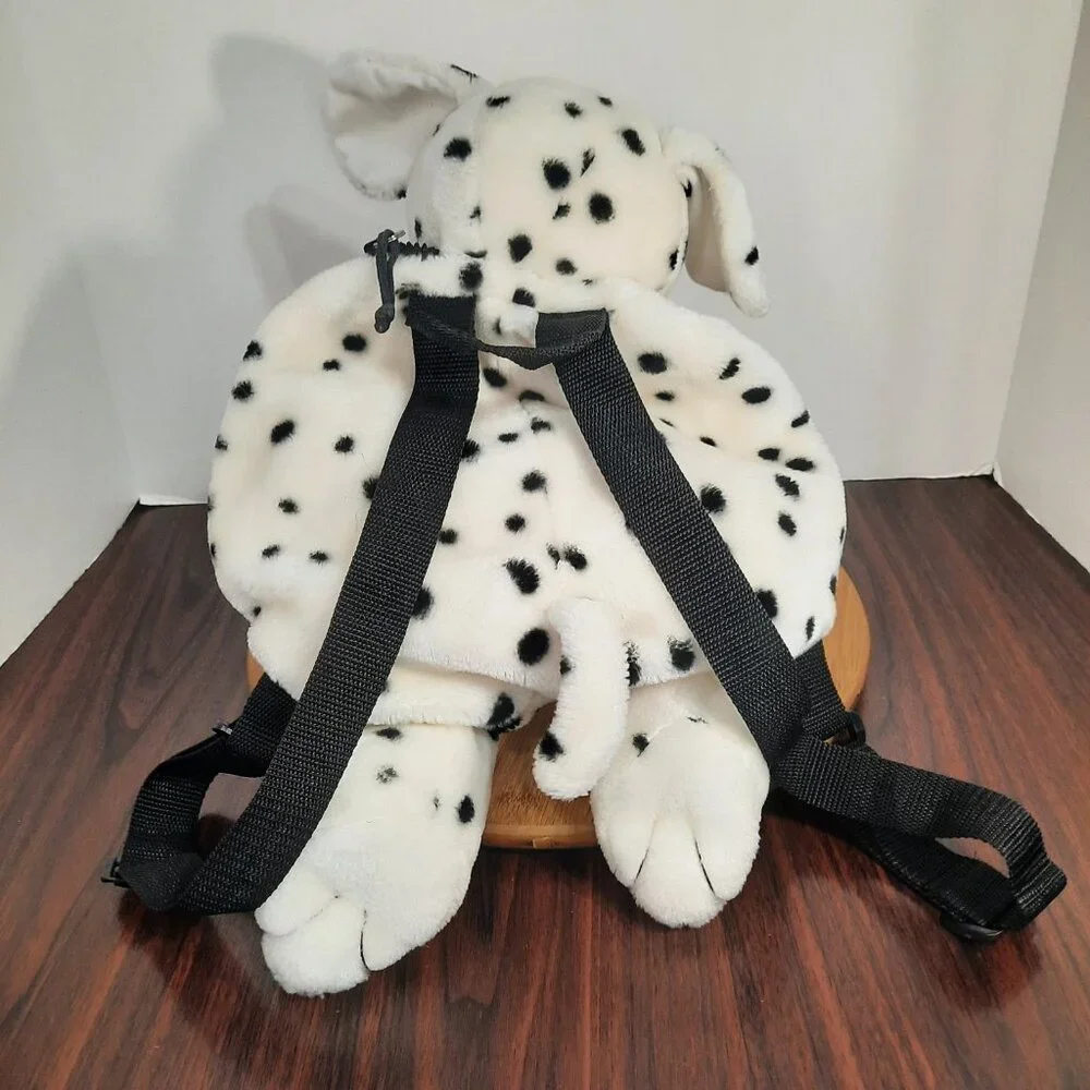 Kat-ya Backpack Dalmatian Dog Plush Bag Rave Baby Raver Emo Alt Vintage VTG 1995